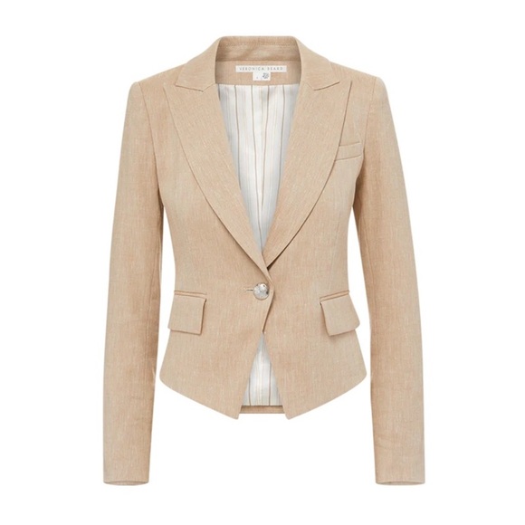 Veronica Beard Hosanna Dickey Linen Jacket - Picture 4 of 11